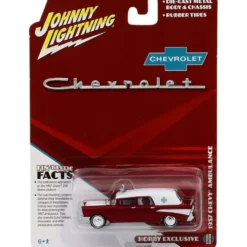 1957 Chevy Ambulance - Johnny Lightning - 1:64