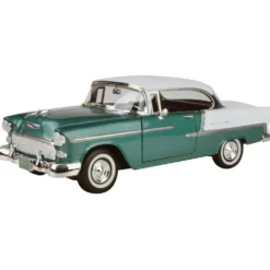1955 Chevy Bel Air - Grön och Vit - Motormax - 1:18