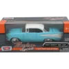 1957 Chevy Bel Air - Ljusblå - Motormax - 1:24