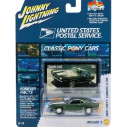 1969 Chevy Camaro Z/28 - Grön - Johnny Lightning - 1:64