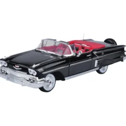 1958 Chevy Impala - Svart - Motormax - 1:18
