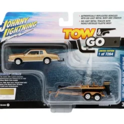1980 Chevy Monte Carlo with Bass Boat - J Lightning - 1:64