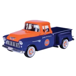 1955 Chevy 5100 Stepside - Gulf - Motormax - 1:24