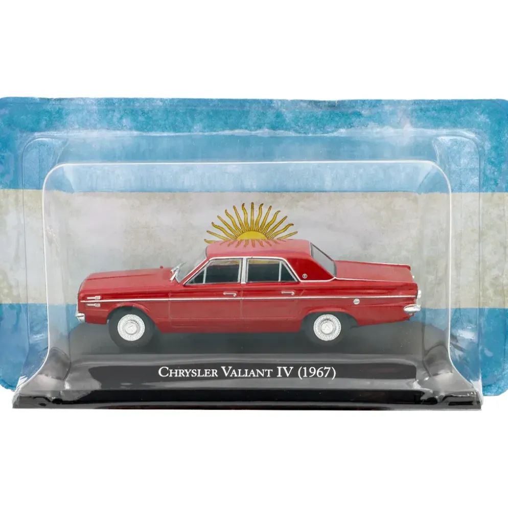 Chrysler Valiant IV - 1967 - Röd - Magazine Models - 1:43