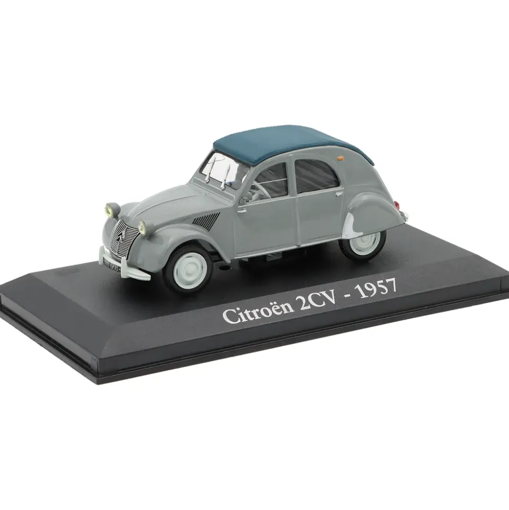 Citroën 2CV - 1957 - Grå - Atlas Editions - 1:43