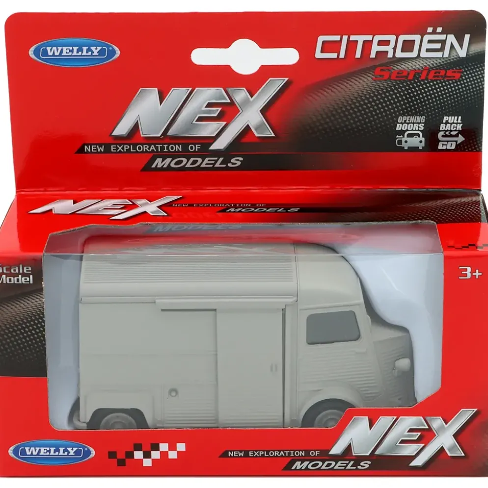Citroën H Van - HY - Grå - Welly - 11 cm