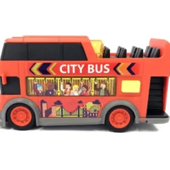 City Bus - Röd Stadsbuss - Ljud och Ljus - Dickie Toys