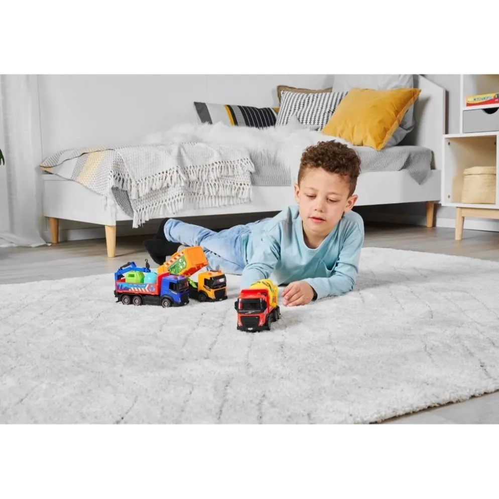 City Truck - Återvinningsbil - Volvo - Dickie Toys - 19 cm