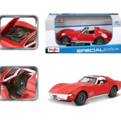 1970 Corvette - Chevrolet - Röd - Maisto - 1:24