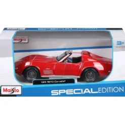 1970 Corvette - Chevrolet - Röd - Maisto - 1:24