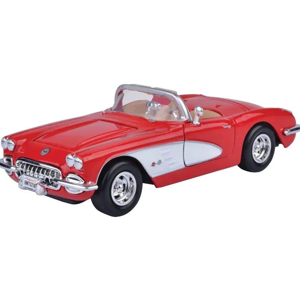 1959 Corvette (C1) - Röd - Motormax - 1:24