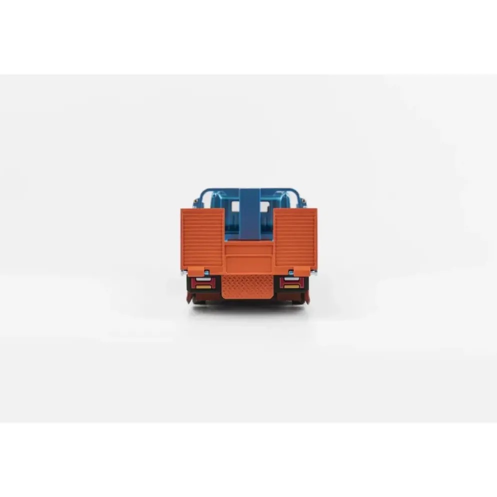 Custom Flatbed Tow Truck - Gulf - Micro Turbo - 1:64