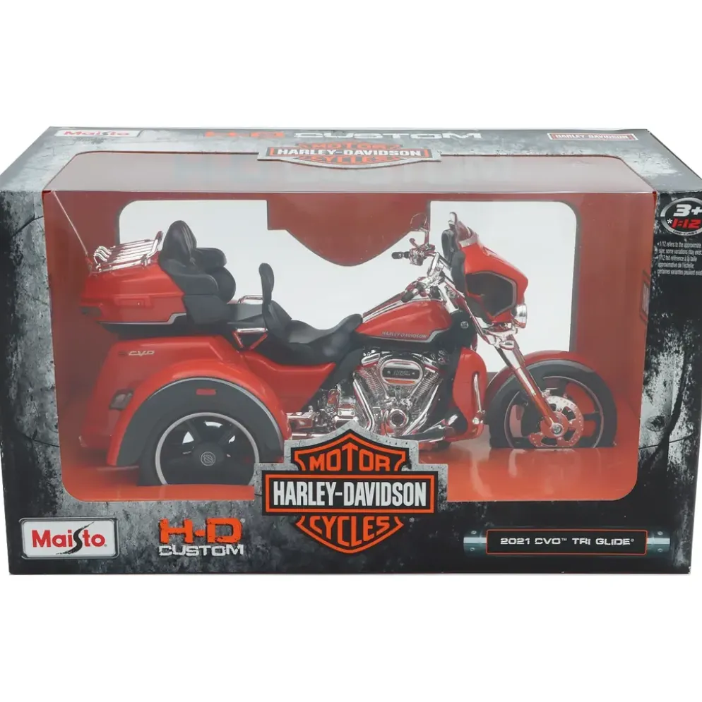 2021 CVO Tri Glide - Harley-Davidson - Orange - Maisto - 1:12
