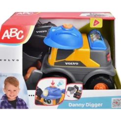 Danny Digger - Volvo Grävmaskin - Motor och Ljus - ABC