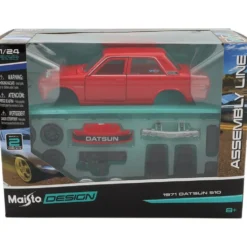 1971 Datsun 510 - Byggsats - Assembly Line - Maisto - 1:24