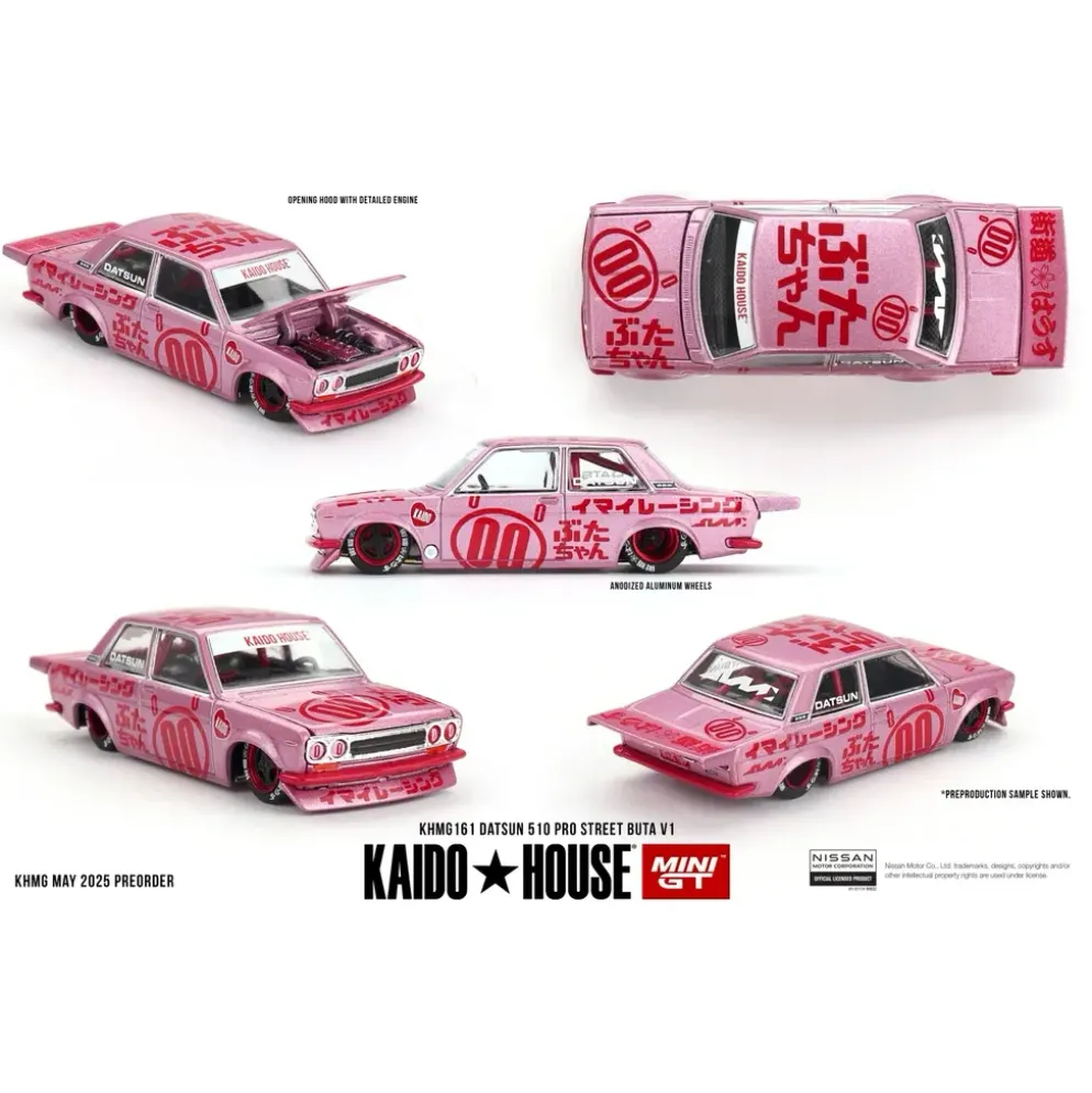 Datsun 510 Pro Street Buta V1 - Kaido House 161 - Mini GT