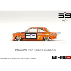 Datsun 510 Pro Street SK510 Orange - Kaido House - 1:64
