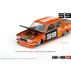 Datsun 510 Pro Street SK510 Orange - Kaido House - 1:64