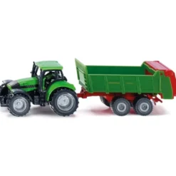 Deutz-Fahr Agrotron 260 med gödselspridare - Siku - 16 cm