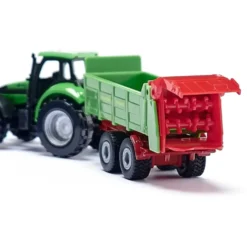 Deutz-Fahr Agrotron 260 med gödselspridare - Siku - 16 cm