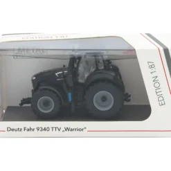 Deutz Fahr 9340 TTV "Warrior" - Traktor - 2003 - Svart - Schuco - 1:87