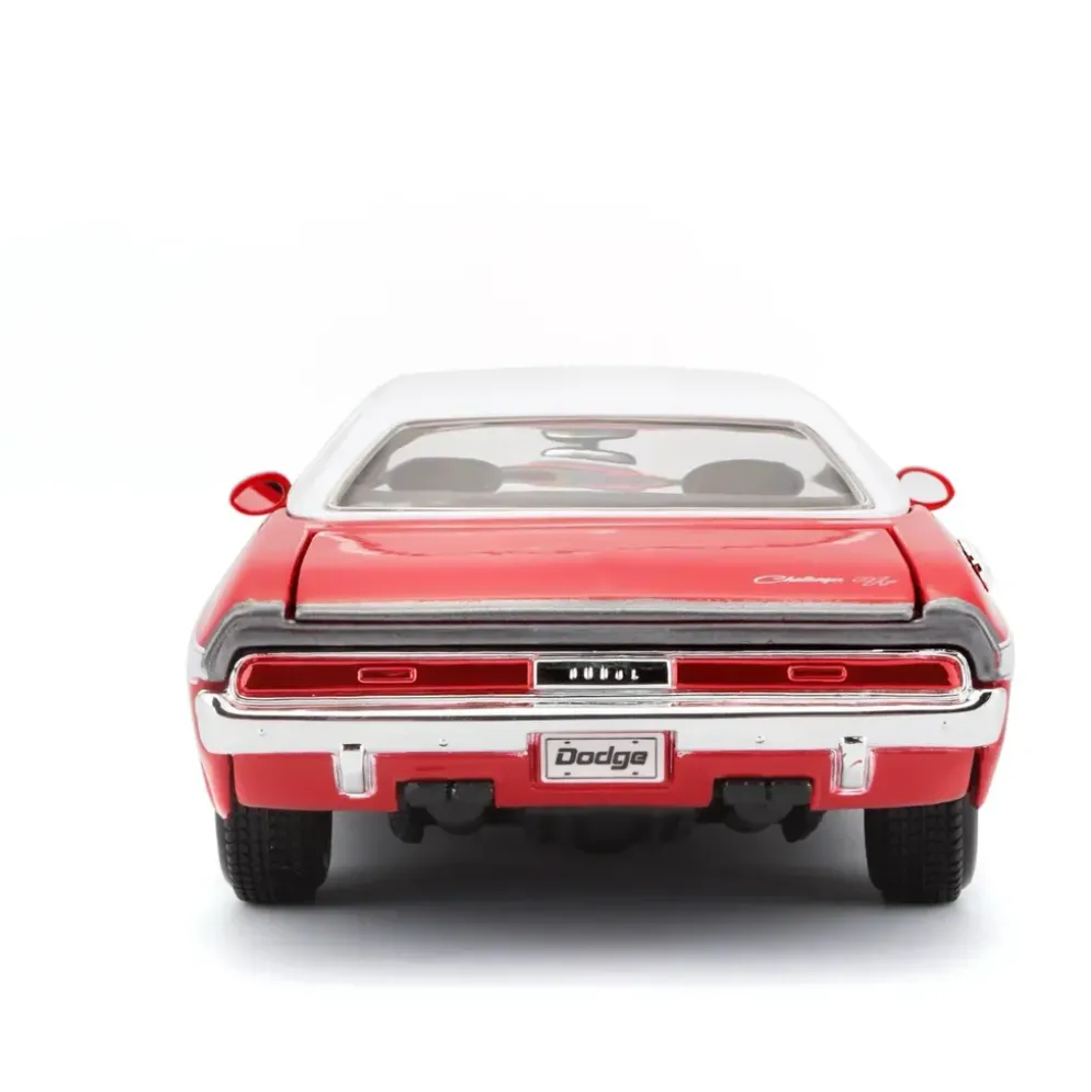 1970 Dodge Challenger R/T Coupe - Röd - Maisto - 1:24