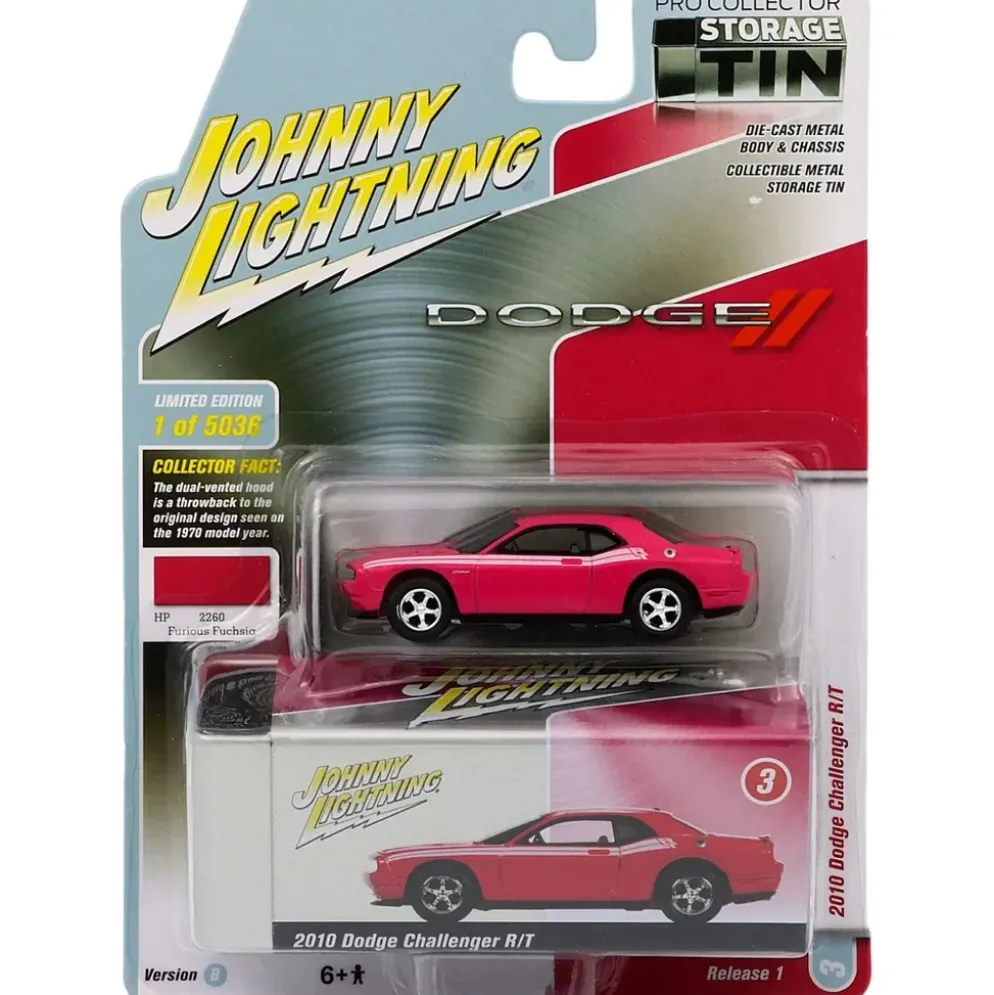 2010 Dodge Challenger R/T - Rosa - Johnny Lightning - 1:64