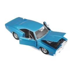 1969 Dodge Charger R/T - Blå - Maisto - 1:25