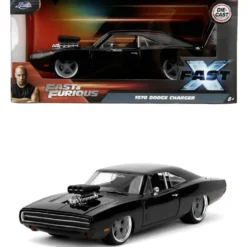 1970 Dodge Charger R/T - Fast & Furious Fast X - Svart - Jada - 1:24