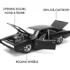 1970 Dodge Charger R/T - Mattsvart - Fast & Furious - Jada - 1:24