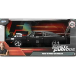 1970 Dodge Charger R/T - Mattsvart - Fast & Furious - Jada - 1:24