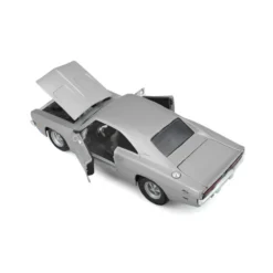 1969 Dodge Charger R/T - Silver - Maisto - 1:25