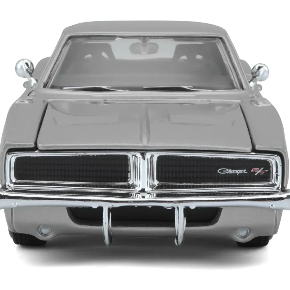 1969 Dodge Charger R/T - Silver - Maisto - 1:25
