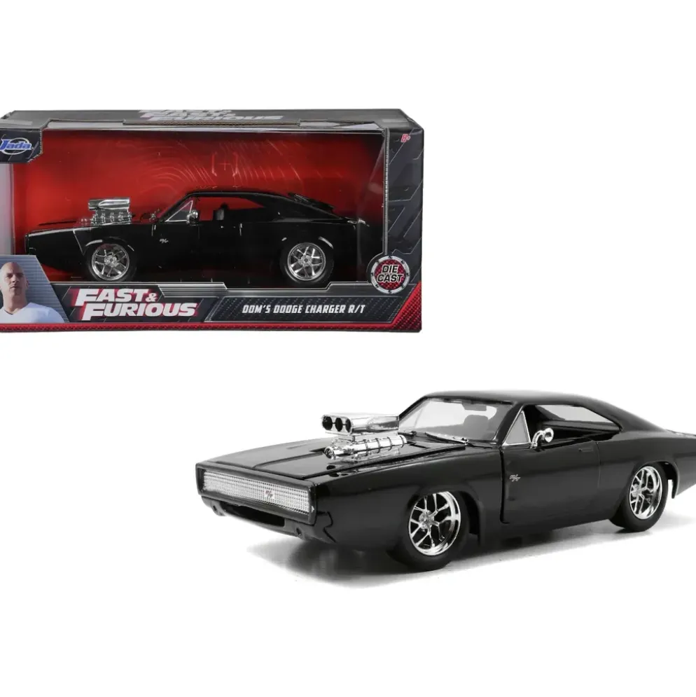 1970 Dodge Charger R/T - Svart - Fast & Furious - Jada - 1:24