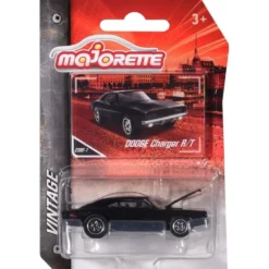 Dodge Charger R/T - Svart - Vintage - Majorette