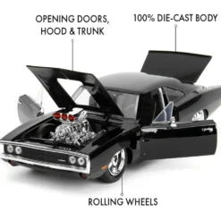 1970 Dodge Charger - Svart - Fast & Furious - Jada Toys