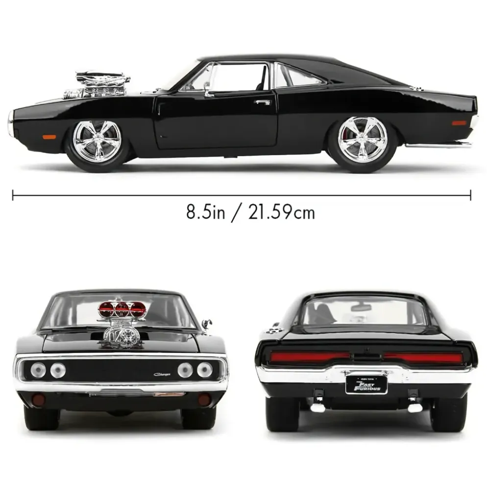 1970 Dodge Charger - Svart - Fast & Furious - Jada Toys