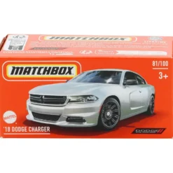 18 Dodge Charger - Vit - Power Grab - Matchbox