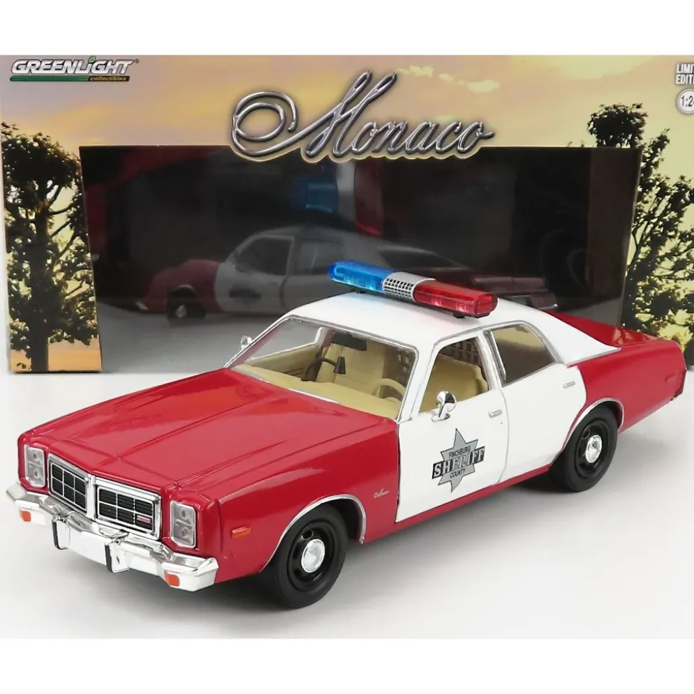 1977 Dodge Monaco - Finchburg Sheriff - Greenlight - 1:24