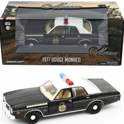 1977 Dodge Monaco - Polisbil - Greenlight - 1:24
