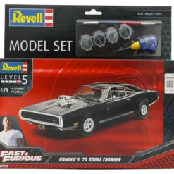Dominics '70 Dodge Charger - Set med färg, lim och pensel - 07693 - Revell - 1:25