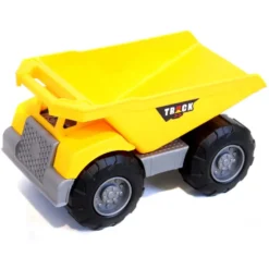 Dumper - Anpassad för lek utomhus - Gul - 18 cm
