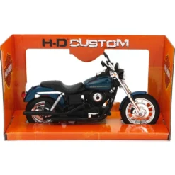 2004 Dyna Super Glide Sport - Harley - Blå - Maisto - 1:12