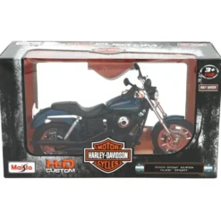 2004 Dyna Super Glide Sport - Harley - Blå - Maisto - 1:12