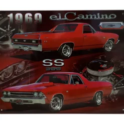 1969 El Camino SS 396 - Chevrolet - Plåtskylt - 38x31 cm