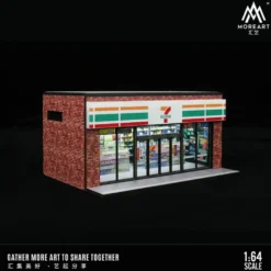 7-Eleven Butik Diorama - LED-belysning - 1:64