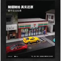 7-Eleven Butik Diorama - LED-belysning - 1:64