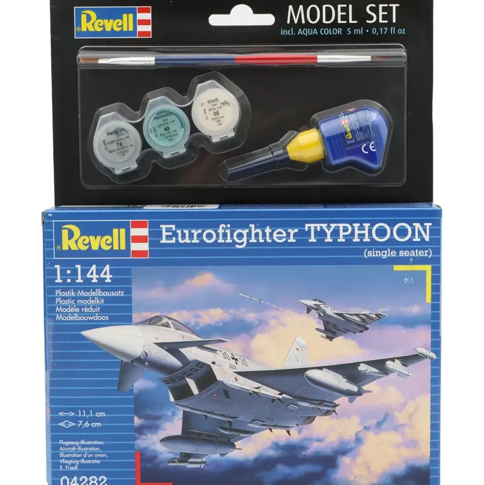 Eurofighter TYPHOON - Set med färg, lim och pensel - 04282 - Revell - 1:144