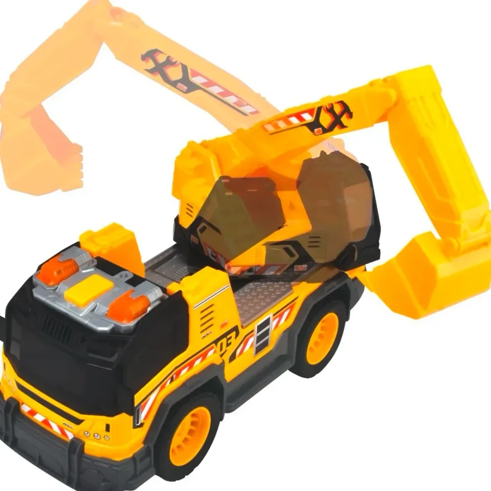 Excavator Truck - Grävlastbil - Ljud & Ljus - Dickie Toys
