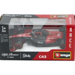 F1 - Alfa Romeo - C43 - #77 Valtteri Bottas - Bburago - 1:43